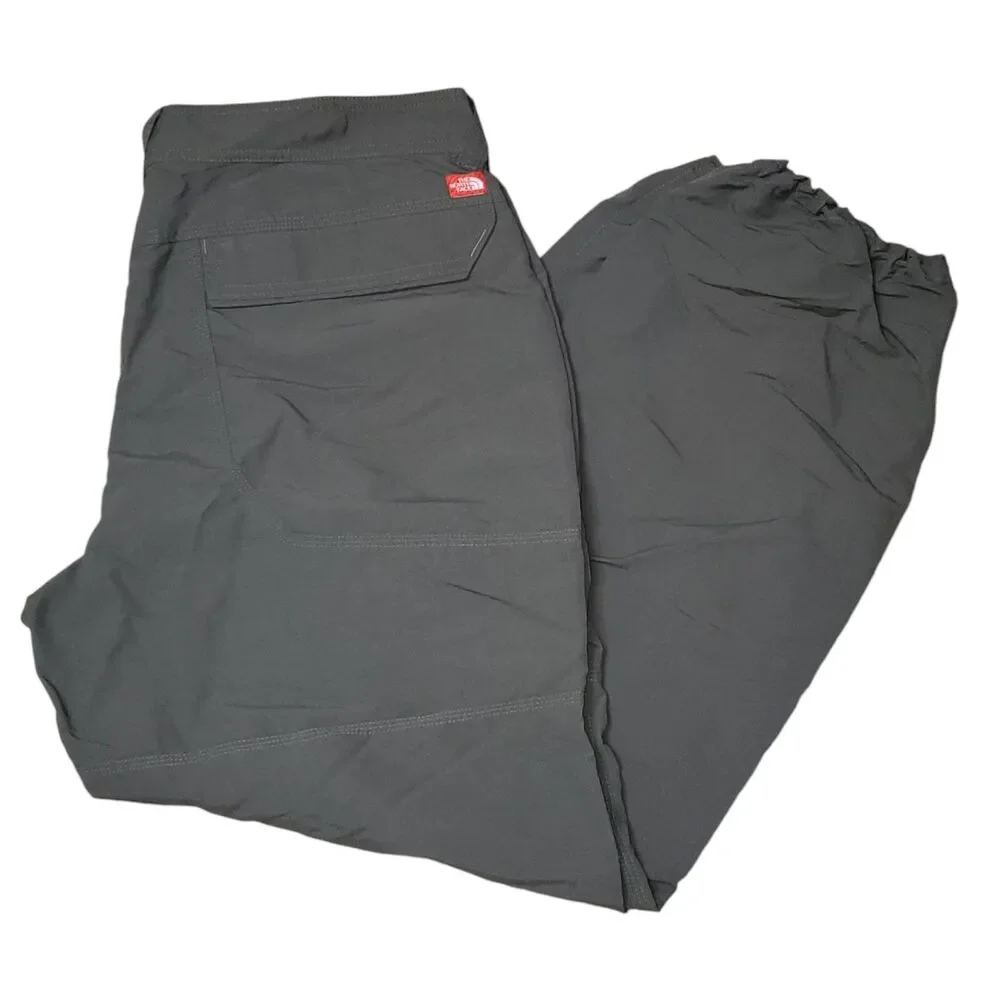 The North Face Mens Sz 40 Hiking Pants Khaki Green Performance Outdoors